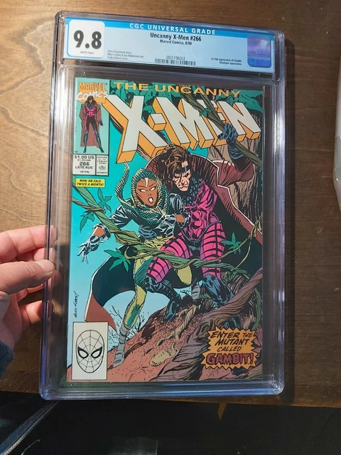 Marvel uncanny x-men #266 1st Gambit cgc 9.8 w.p.
