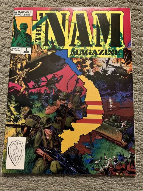 The 'Nam Magazine Volume 1 #1 (1988 Marvel) War Comic Book