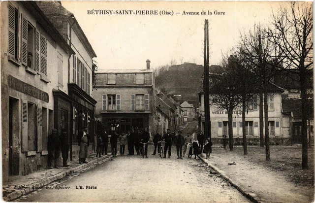 CPA BETHISY-St-PIERRE - Avenue de la Gare (259685)