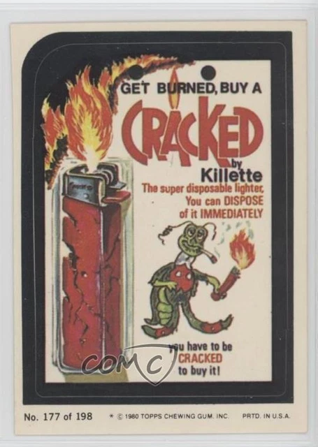 1980 Topps Wacky Packages Series 3 Cracked #177 0i6