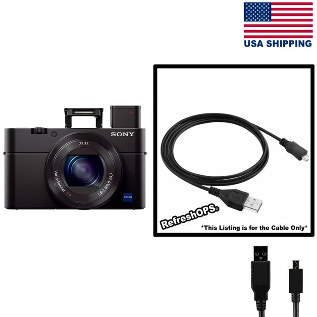 SONY CYBERSHOT DSCRX100 III Digital Camera USB Cable Transfer Cord