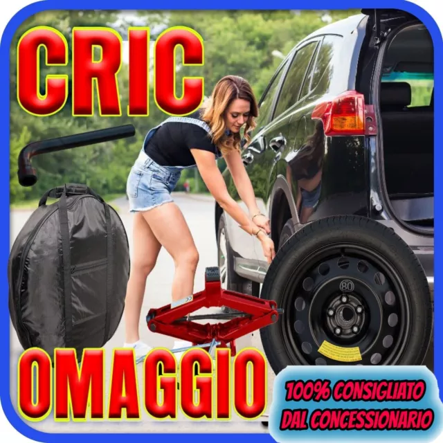 Ruotino Di Scorta Dacia Sandero Stepway Ruota 16 Kit Crick Cric Chiave Sacca ab