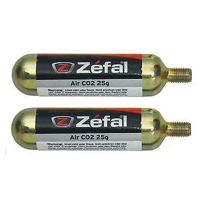 ZEFAL 2 bombonas cartuchos aire comprimido con rosca 25G