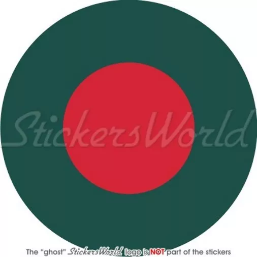 BANGLADESCH Bangladeschische Luftwaffe Flugzeug Kokarde 100mm Sticker, Aufkleber