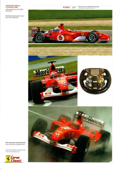 Ferrari Formula 1 F2002 Michael Schumacher 2002 Corse Clienti - 685