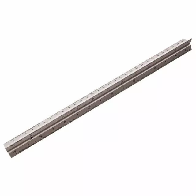 12" 30cm Aluminium Scale Ruler 1:20 To 1:125 Measurements Engineer Architect 2