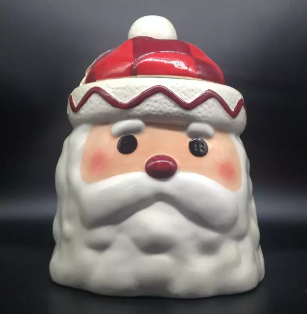 Vintage Hallmark Golf Theme Santa Face Cookie Jar