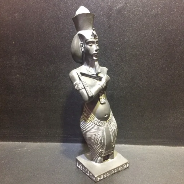 Egyptian Statue 8" King Amenhotep IV Ancient Pharaoh Sculpture Figure Figurine 2