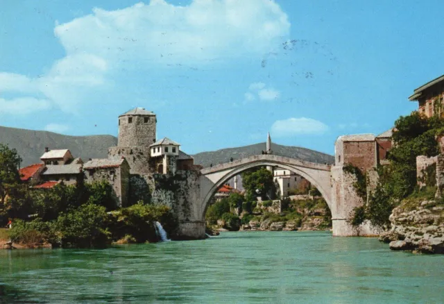 AK Bosnien Herzegowina Mostar Die Alte Brücke
