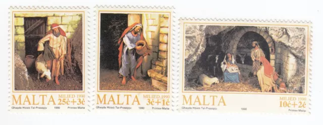 Malta, Ensemble De 3 Timbres, MNH, Ah 366