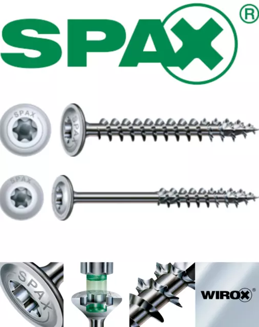 Tellerkopfschrauben Holzschrauben Torx Spax Wirox T-Star plus ETA Zulassung