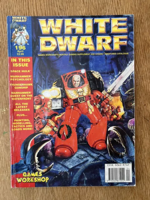 Games Workshop White Dwarf Issue 196, April 1996. Space Hulk