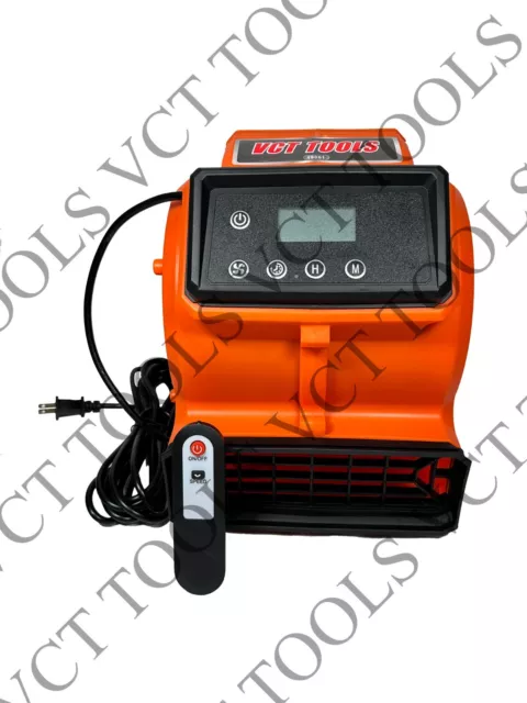 VCT Portable Air Mover Carpet Dryer with Remote Control 3 Speed Heavy Duty