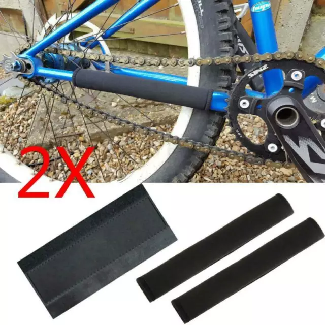 2 pcs/set Bike Chainstay Frame Protector Cover Chain Stay Guard Bicycle Neoprene 2