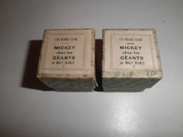 Film fixe 35 mm. Wat Disney: "Mickey chez les géants", 2 bobines.