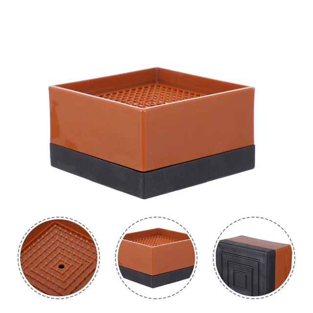 2 Pcs Rialzo Del Piede Letto Per Mobili Alzate Base Piedi Regolabile Divanetto
