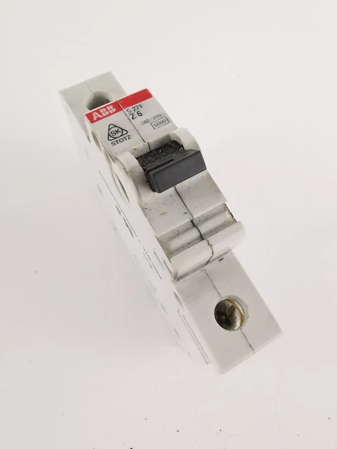 ABB S271 Z6 interruttore protezione linea 1 poli fusibile automatico interruttore LS