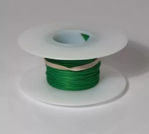 30 AWG Kynar Wire Wrap UL1423 Solid Silver Plated Wiremod 100 feet GREEN NEW!