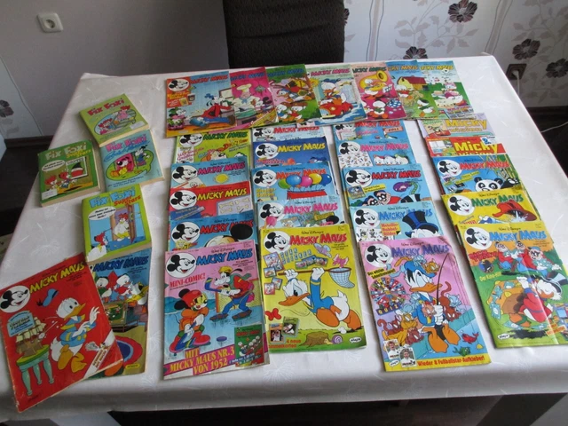 30 Micky Maus Hefte Konvolut und 4 Taschenbücher
