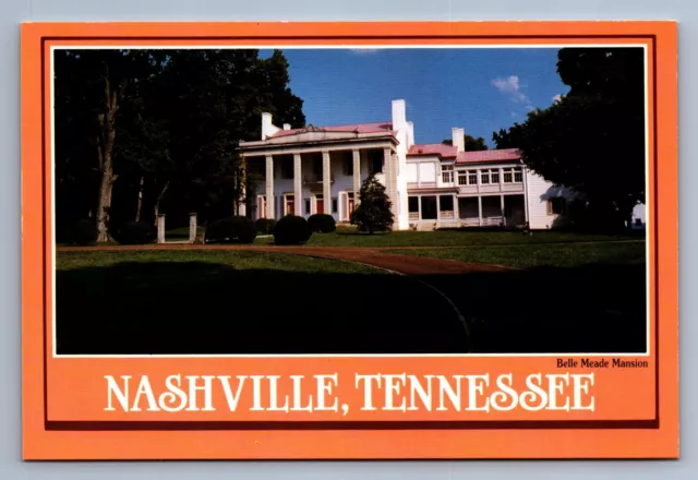 Postcard Vtg Tennessee Nashville Belle Meade Mansion Plantation 4x6