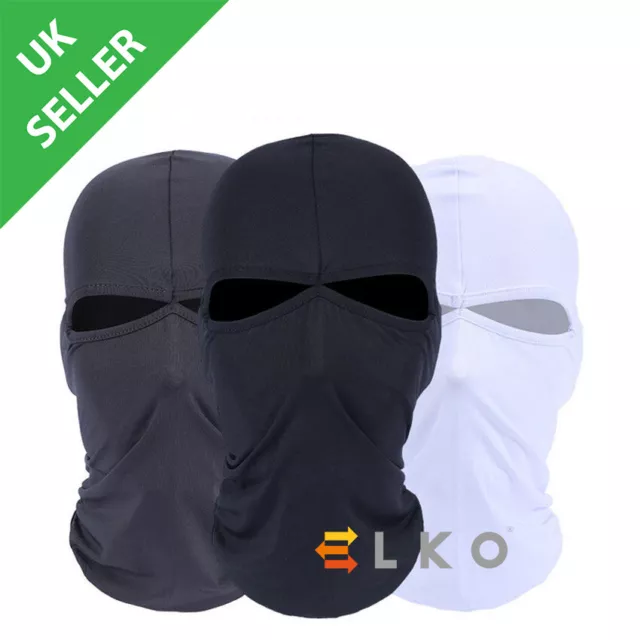 ELKO® Balaclava Black Face Mask Under Helmet Winter Warm Army Style Neck Warmer