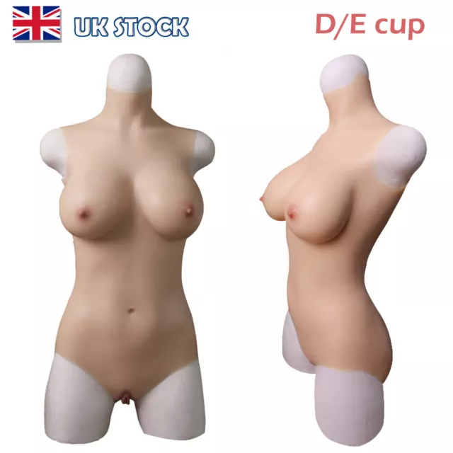 KnowU Silicone Full Bodysuit Breast Forms C/D Cup Transgender Crossdresser