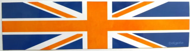 Union Jack Bandiera Auto Paraurti Adesivo Inghilterra GB UK Inglese Souvenir