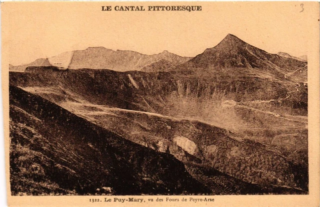 CPA Le PUY-MARY - seen from the Fours de Peyre-Arse - Cantal (480060)