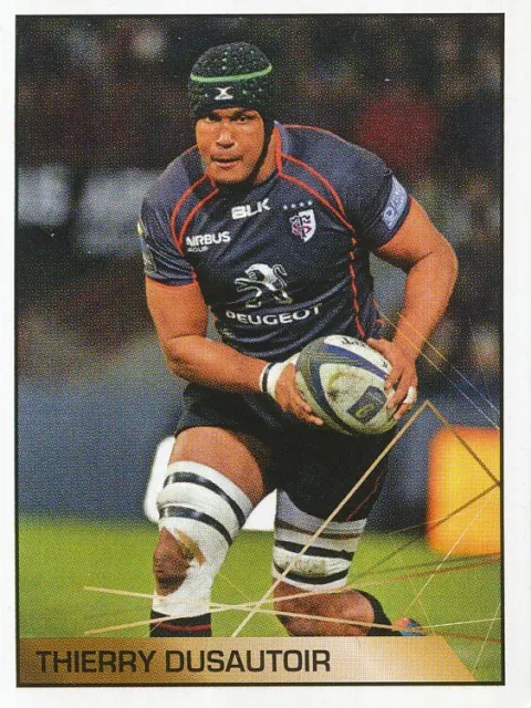 362 Thierry Dusautoir # Stade Toulousain Top 14 Sticker Panini Rugby 2016