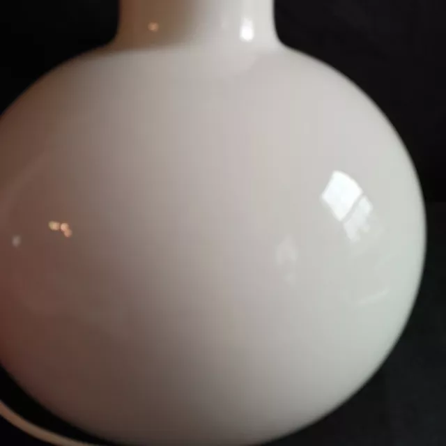 Vintage Round White Ball Ikea Desk Lamp (No Shade)