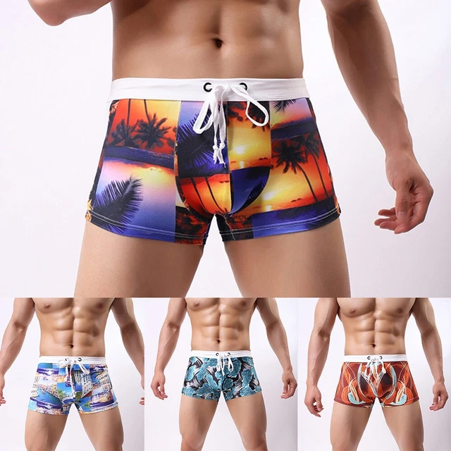 Brandneu Herren Schwimmhose Badeanzug atmungsaktiv bequem elastisch Höschen