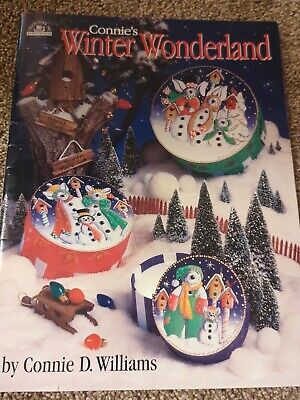 Libro de pintura decorativa navideña de Connie's Winter Wonderland de Connie Williams