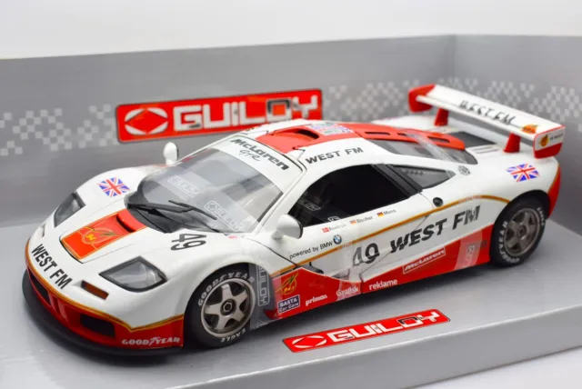 MCLAREN F1 GTR West FM 1:18 Scale Diecast Racing Car Collection Car Action Action Figure