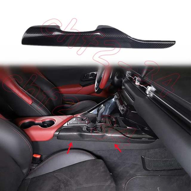 For Toyota Supra 2019-23 Real Carbon Central Console Gear Shift Side Cover Trim