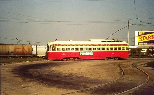 FD08 ORIGINAL 35MM Slide Bus Trolleys Subway St Clair Ave W & Keele Toronto, ON