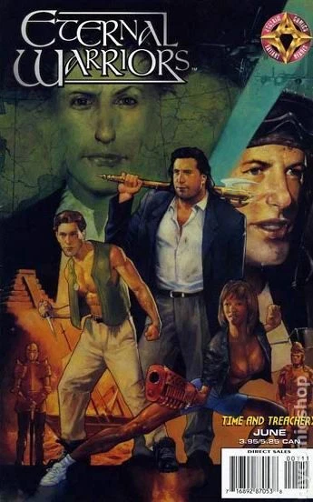 Eternal Warriors Time and Treachery Vol. 1A VG 1997 Stock Image Low Grade