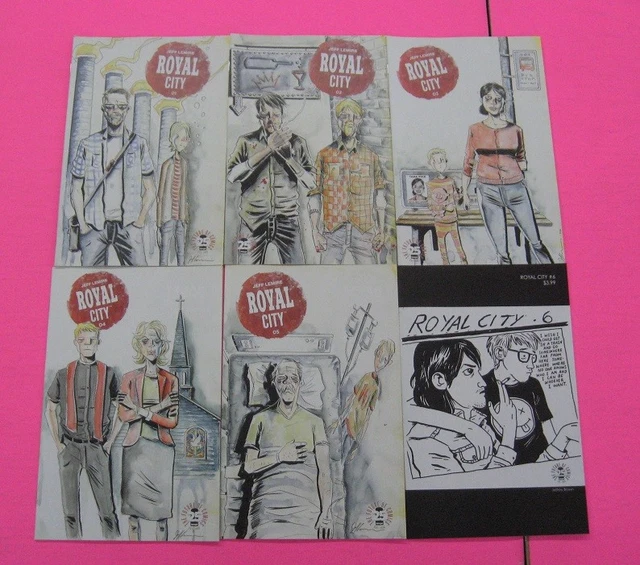 ROYAL CITY # 1,2,3,4,5,6,7,8,9,10,11,12,13,14 COMIC Image 2018 LEMIRE 14 LOT