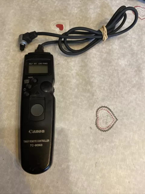 Déclencheur filaire avec minuterie pour Canon TC-80N3 Télécommande Declencheur