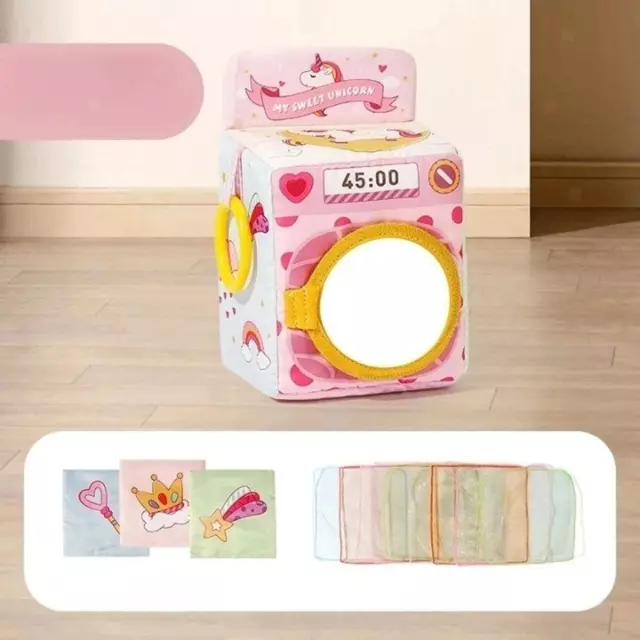 Baby-Taschentuchbox, Reisespielzeug und Spiegel für 1–2-jährige Kinder,