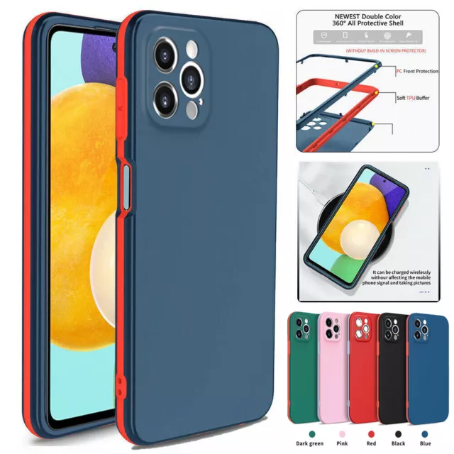 360 Full Body Case For iPhone 11 12 13 14 Pro Max 7 8 SE XR Shockproof Cover