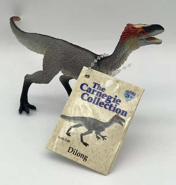 The Carnegie Collection Safari Ltd. 1:40 Scale Dilong Dinosaur Figure 2005 NWT