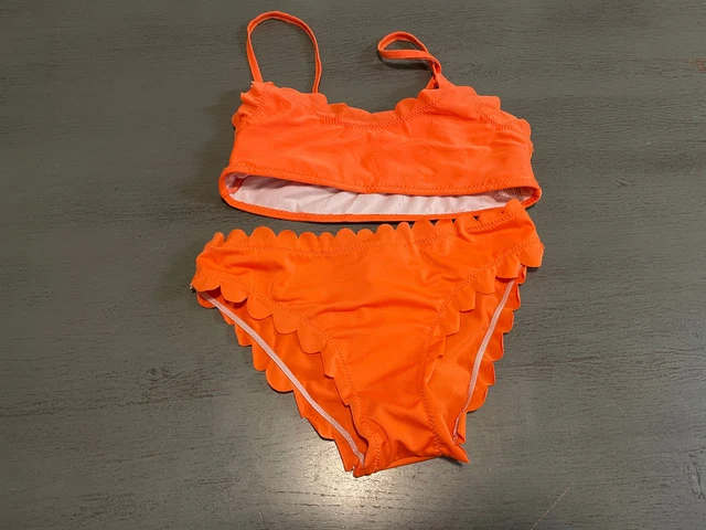 orangr UNBRANDED    two  piece swimsuit bikini size small