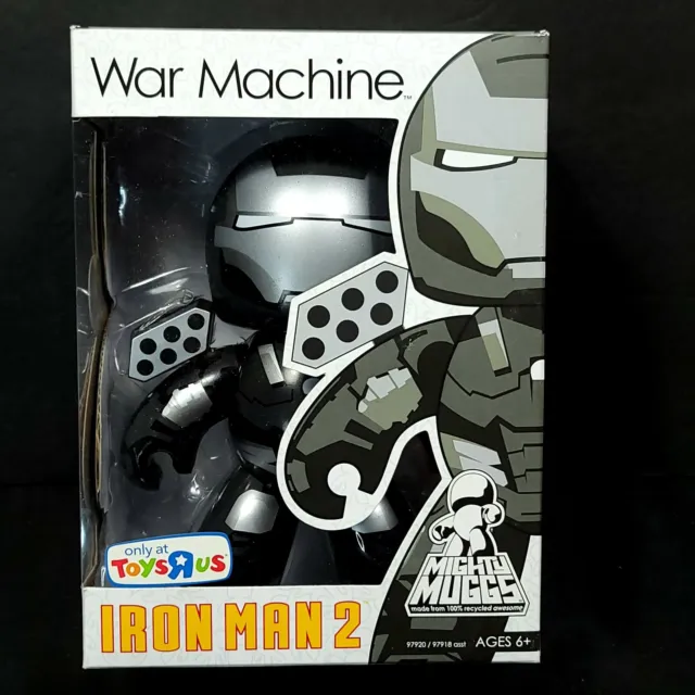 Hasbro Marvel Iron Man 2 Mighty Muggs War Machine Toys r us Exclusive New Sealed