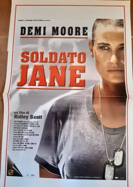 Soldato Jane (Demi Moore) - Poster Locandina Promo Videoteca (50X33 Cm)