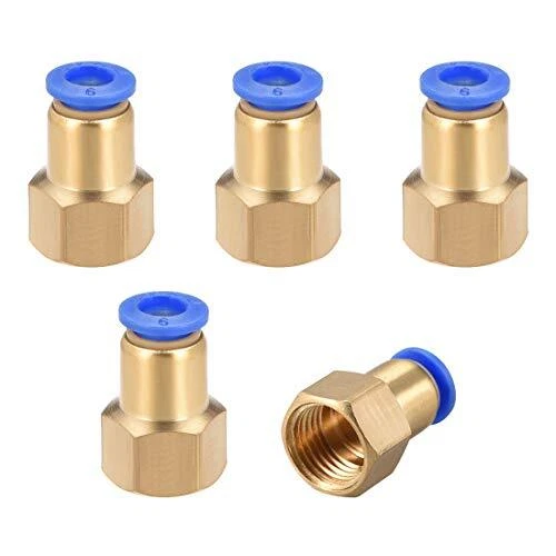 sourcing map Raccord Pression Connexion Tube Raccord Adaptateur 6mm Tube Diam...