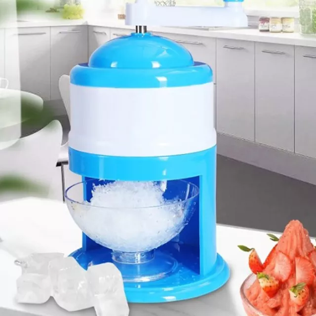 Ice Crusher Shaving Machines Mini Snow Manual Cone Makers Household Shaver To WR