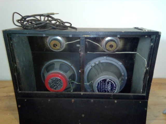 Vintage Amplifier Amp Guitar Speaker Box Goodmans Power Audiom 81 