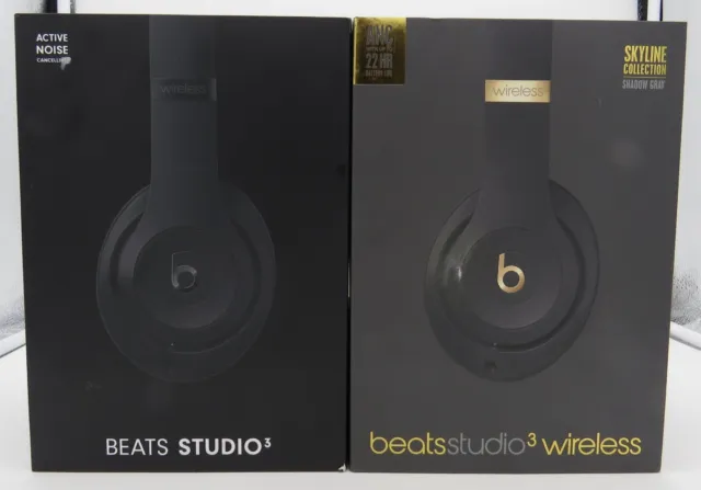 Beats by Dr. Dre Studio 3 Wireless Headphones Noise Cancelling Authentic In Box