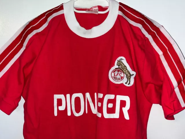 Jersey football shirt 1.FC Cologne retro vintage 80s 90's red erima pioneer new L