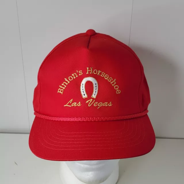 Binions Horseshoe Casino Snapback Hat Las Vegas Nevada Baseball Cap Embroidered